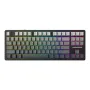 Delux KM87PRO Mechanical Gaming Keyboard Three-mode Gasket Structure Hot Swappable 87 keys Layout RGB Two-color Injection PBT Keycaps Rechargeable Wired E-sports Gamer Keyboards