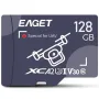 EAGET T5 TF Card for UAV 64G/128G Micro SD TF Card U3 V30 Class10 160MB/s High Speed 4K UHD for Vlogging Video Recording