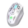 HXSJ T38 Dual-Mode Wireless Gaming Mouse RGB Lighting Silent Click 6 Buttons Adjustable DPI PAW3065 Sensor Type-C Rechargeable Mice for PC Laptop Computer