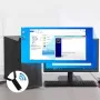 FENVI AX5400 WiFi 6E USB Adapter Dongle Tri Band 2.4G/5G/6GHz USB3.0 WiFi 6 Network Card with 2*2dBi Antenna for Laptop Win10/11 Driver Free