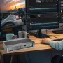 DOONJIEY Thunderbolt4 40Gbps Docking Station 12-in-1 USB C Hub HD 8K30Hz USB 3.2 Gigabit Ethernet SD&TF Card Slot 3.5mm Audio Triple Screen Laptop Hub