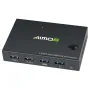 AIMOS USB HDMI KVMスイッチボックス ビデオスイッチ ディスプレイ 4K スプリッター KVMスイッチ 2台のPC用 シェアスイッチャー キーボード マウス プリンター プラグアンドプレイ