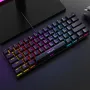 Delux KM36 61 Keys Wired Mechanical Keyboard RGB Light Two-color Injection Keycaps USB E-Sports Ergonomics Gaming Keyboards