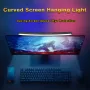 Curved RGB Monitor Light Bar RGB Dazzling Lighting Dynamic with Rhythm LED Computer Light Light Eye-protect Asymmetrical Optical