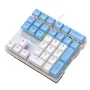 Mechzone K33 33 Tuşlu Kablolu Mekanik Tuş Takımı Mini RGB Sayısal Klavyeler PBT Süblimasyon Tuş Takımları Finans İş Tuş Takımı Dizüstü Bilgisayar Klavyesi için Kırmızı Anahtar