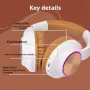 NX400 Foldable bluetooth Headset Wireless Headphones Support TF Card AUX 3.5mm Jack Wired Headset