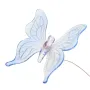 6cm Ball/Hummingbird/Sea Urchin/Butterfly Solar Wind Chime Light Waterproof Home Bedroom Decoration Supplies