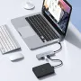 BIAZE 5-in-1 Type-C Docking Station with USB3.0 5Gbps Transmission PD100W Type-C Fast Charging 4K@60Hz HD USB Hubs Splitter Adapter
