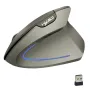 HXSJ T25 Tri-mod Tetikus Permainan Menegak Wayarles RGB 800/1600/2400DPI bluetooth/USB Tetikus Pemain Permainan Berwayar untuk Komputer Riba PC