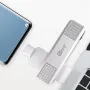 BNV TC3 แฟลชไดรฟ์ USB อินเทอร์เฟซคู่ USB3.0 และ Type-C 64G/128G/256G ความเร็วสูง Pendrive มินิดิสก์ U สำหรับทีวี แล็ปท็อป โทรศัพท์