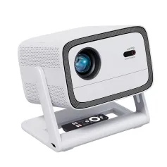 Wanbo Vali 1 Smart Gimbal Projector 200° Rotating 1080P FHD 900 ANSI Lumens Android TV 11 Auto Focus Keystone Correction Home Cinema Entertainment Streaming Player