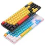 REDRAGON K688 RGB Mechanical Gaming Keyboard 78-keys Hot-Swappable Two-color Injection Keycaps Red Switch Ergonomics USB Wired Gamer Keyboards Support Macro Programming for PC Laptop Computer