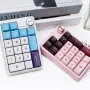 KZZI K20 19キー トライモード ワイヤレス メカニカルキーパッド ノブ付き ホットスワップ可能 RGB ゲーミングキーボード 2.4G/Bluetooth/有線テンキー PC コンピューター用