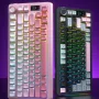 AULA S75 Pro Tri-mode Mechanical Keyboard with Display Screen 80 Keys 75% Layout Gasket Structure Hot Swappable RGB Backlit PBT Keycaps 4000mAh Gaming Keyboards