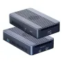 TB046 Thunderbolt4 Dual Bay MVMe SSD Enclosure Expansion Docking with 40Gbps USB4 PD100W USB-C 4K/60Hz HD2.0 Support 16TB Storage for MacBook Pro Windows PC Laptop
