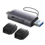 Baseus BS-OH069 2-in-1 Card Reader USB-C&USB3.0 to SD/TF Card Reader 104MB/s 2TB Smart Cardreader Plug and Play for Laptop Accessories