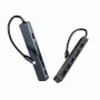 Pobod 7-dalam-1 Jenis-C Docking Station Penyesuai USB dengan USB3.0*3 VGA HDMI SD/TF Card Reader Slot Hab USB Berbilang fungsi untuk Telefon Komputer Riba PC