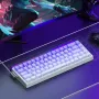 AULA Hero 68 HE Wired Mechanical Gaming Keyboard Hall Effect Magnetic Switch with Adjustable Actuation Rapid Trigger Mode 8K Hz Polling Rate 0.125ms Latency RGB Backlit Hot-swap 60% Layout Keyboard