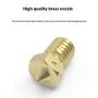 3D Printer Parts Prusa MK3S+ Extruder Nozzle Heating Kit High Temperature Resistance All-Metal Throat Brass Nozzle CNC Heating Block