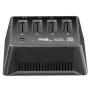 MAIWO 4 Bay M.2 SATA/NVMe SSD Base M/B&M Key M.2 Case USB-C SSD Case NVME and NGFF External HD with Fan for PC