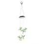 6cm Ball/Hummingbird/Sea Urchin/Butterfly Solar Wind Chime Light Waterproof Home Bedroom Decoration Supplies