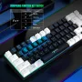 (ISO Layout) HXSJ 68 Keys Wired Gaming Keyboard RGB 60% For PC Home Office