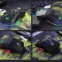 Delux M700 PMW3389 Wired Gaming Mouse 16000DPI RGB Light Honeycomb Shell Ergonomics E-sports Mice Lightweight 67g
