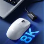 MCHOSE L7Pro Tri-mode Wireless Mouse PAW3395 Sensor 26000DPI Dual 8K Return Rate E-sports Gaming Mice 39g Lightweight