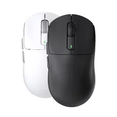 KYSONA M600 PAW3395 Tri-mode Wireless Gaming Mouse 26000DPI 6 Buttons Optical 2.4G/BT/Type-C Wired E-Sports Gamer Mice 55g Lightweight Rechargeable for Laptop PC