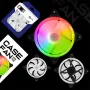 120mm PC-datorfläkt kylning 6PIN justerbar RGB LED 12cm ljudlös fläkt 5V DC ARGB fläkthastighet justerbar