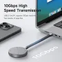 Hagibis Magnetic M.2 NVMe 2230 SSD Enclosure USB-C 3.2 Gen 2 10Gbps to NVMe PCI-E PD3.0 100W SSD Case for iPhone 15 Pro Max ProRes MacBook