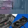 JEYI Graphics Card GPU Brace Support IBrace-8 Universal Video Card Sag Holder Bracket VGA Graphics Card Holder for Desktop PC Case
