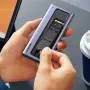 Hubs USB 4 em 1 UGreen CM550 com suporte para gabinete SDD de 10 Gbps USB 3.2 Gen2*2 Tipo C3.2 M.2 NVMe/SATA com protocolo duplo e gabinete de liga de alumínio para gabinete externo SDD HDD 2280/2260/2242/2230