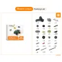 Kit di creazione di giocattoli AOSEED X-Racer da 330 pezzi, adatto per X-Maker, auto telecomandata stampata in 3D, assemblaggio STEM, educativo e divertente fai da te