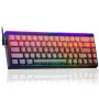 AULA Hero 68 HE Wired Mechanical Gaming Keyboard Hall Effect Magnetic Switch with Adjustable Actuation Rapid Trigger Mode 8K Hz Polling Rate 0.125ms Latency RGB Backlit Hot-swap 60% Layout Keyboard