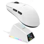 Ajazz AJ159 APEX Gaming Gamer Mouse PAW3950 Tri-Mode Wireless 2.4G bluetooth Lightweight 400mAh Battery with RGB Magnetic Charging Base