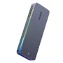 UGREEN CM777 20Gbps M.2 NVMe SATA SSD Case RGB Lighting Dual Protocol SSD Enclosure Adapter USB 3.2 Gen2 High Speed External Solid State Enclosure
