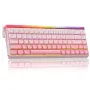 AULA Hero 68 HE Wired Mechanical Gaming Keyboard Hall Effect Magnetic Switch with Adjustable Actuation Rapid Trigger Mode 8K Hz Polling Rate 0.125ms Latency RGB Backlit Hot-swap 60% Layout Keyboard