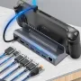 Bakeey 6-in-1 ROG Type-C Docking Station Steam Deck USB Hubs with USB3.0*3 PD100W Type-C 4K@60Hz HD Gigabit Ethernet