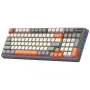 XUNFOX K95 96 Keys Gasket Structure Mechanical Gaming Keyboard with Volume Knob Tri-mode Hot Swappable RGB Light Rechargeable 2.4G/BT/Wired Gaming Keyboard