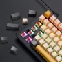 APAYADO K82 Wired Mechanical Keyboard with Adjustable Media Knob Hot Swap 75% Layout 82 Keys RGB Backlit Red Switch Type-C Connection Ergonomic Design Gaming Keyboard