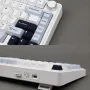 AULA F75 80 Keys Tri-mode Customized Mechanical Gaming Keyboard Hot Swappable RGB BT/2.4G/Type-C Wired 75% Layout Gaming Keyboard Gasket Structure