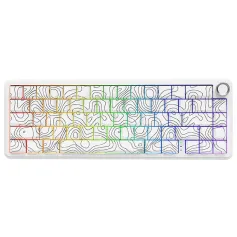 ATTACK SHARK X65PRO HE Tri-mode Mekanisk Tastatur Magnetisk Bryter Med Volumknapp RGB Side Gravert 0,01 mm RT Nøyaktighet 8KHz Kablet + 1KHz Trådløse Gaming Tastaturer