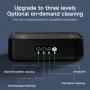 Ultrasonic Cleaner Multi-functional 650ml Touch Control 48kHz High-Frequency for Jewelry Eyeglasses Dental Appliances Silent Operation UV Sterile Cover