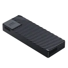 Hagibis XL-UD1101 USB 4.0 40Gbps M.2 NVMe SSD Enclosure Compatible with Thunderbolt 4/3 USB 3.2/3.1/3.0 ASM2464 Built-in Cooling Fan External Hard Drive Case