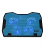 4 Fan Adjustable Laptop Cooling Pad Cooler Portable Stand For 14-17inch Laptop
