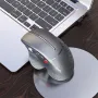 HXSJ T32 2.4G Wireless Vertical Gaming Mouse 1200-4800 DPI Aluminum Side Roller 6 Keys Ergonomic Design Anti Mouse Hand Gamer Mice for PC Laptop Computer