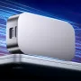 YOULAITE Thunderbolt5 SSD Case 80Gbps Intel JHL9480 Chip NVMe M2 SSD Case Aluminum Alloy Turbine Fan Cooling for Mac Linux Windows Compatible USB4 Thunderbolt4/3