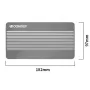 DOONJIEY Thunderbolt4 40Gbps Docking Station 12-in-1 USB C Hub HD 8K30Hz USB 3.2 Gigabit Ethernet SD&TF Card Slot 3.5mm Audio Triple Screen Laptop Hub