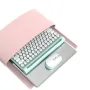 HXSJ-MK220 Wireless Keyboard and Mouse Set 78 Keys Film Keyboard 1600dpi Rechargeable Mute for Home Games